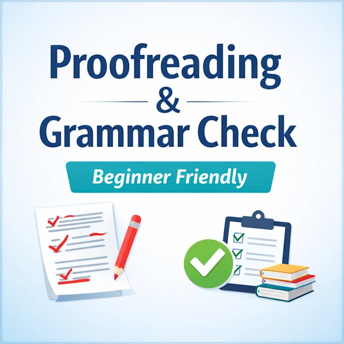 proofread and correct spelling and grammar mistakes
