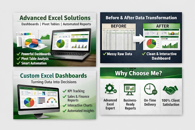 Fortgeschrittene excel-dashboards, pivot-tabellen erstellen