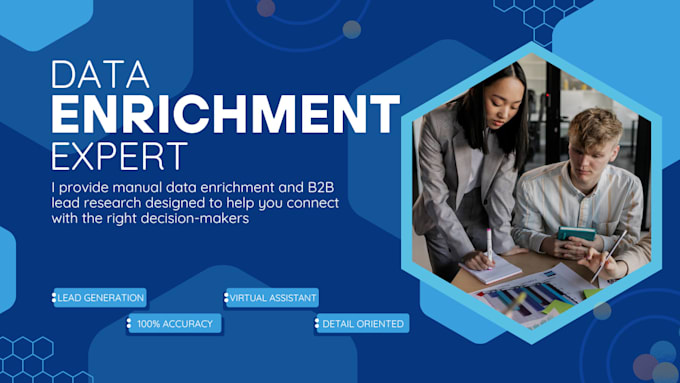 do manual b2b lead research and verified data enrichment