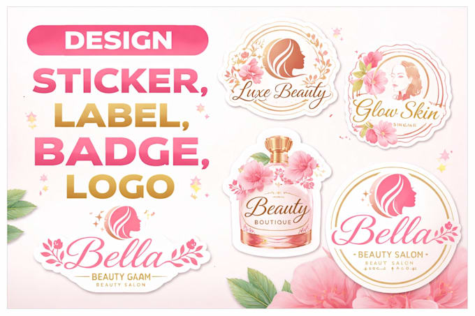 design sticker, label, badge, logo