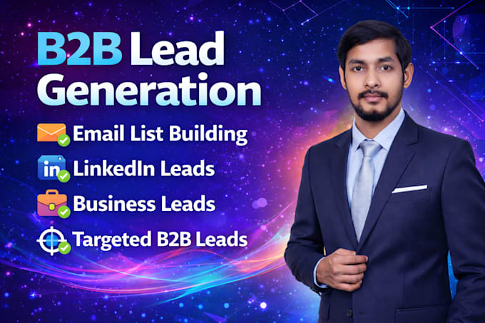 do targeted b2b lead generation and email list building