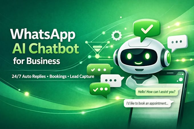 create a whatsapp ai chatbot for booking and customer support