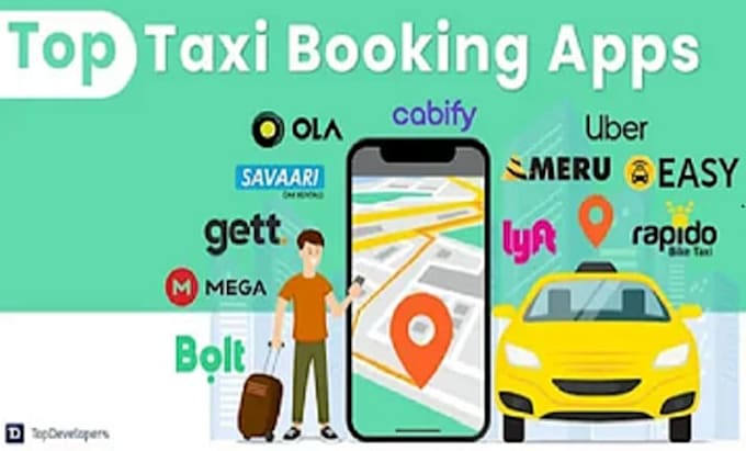 develop taxi booking mobile app flight booking app, and taxi app with flutter