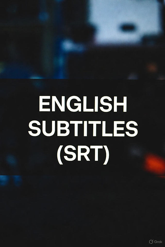 create accurate english subtitles for your video srt