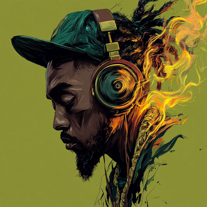 Design a hip hop style unique album cover art by Susanagher | Fiverr