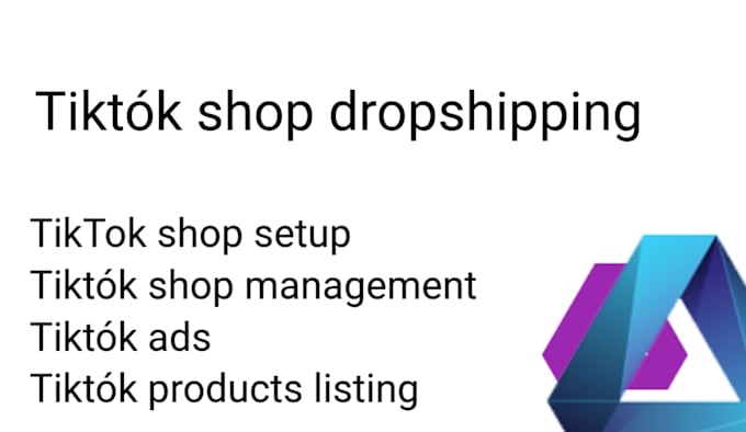 setup tiktok shop and tiktok dropshipping