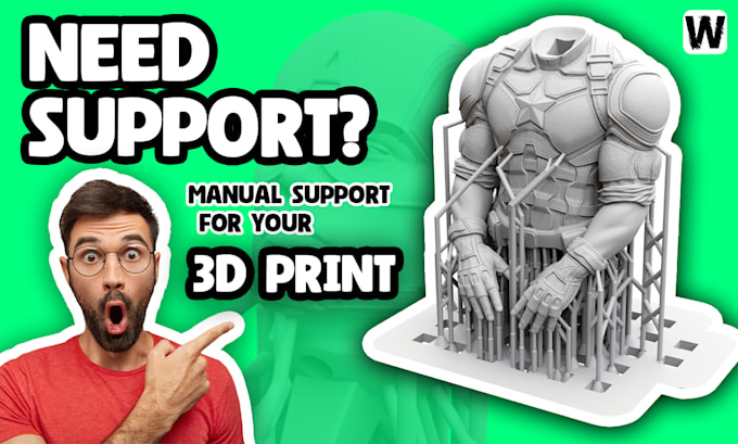 create perfect manual supports for your resin or fdm 3d prints