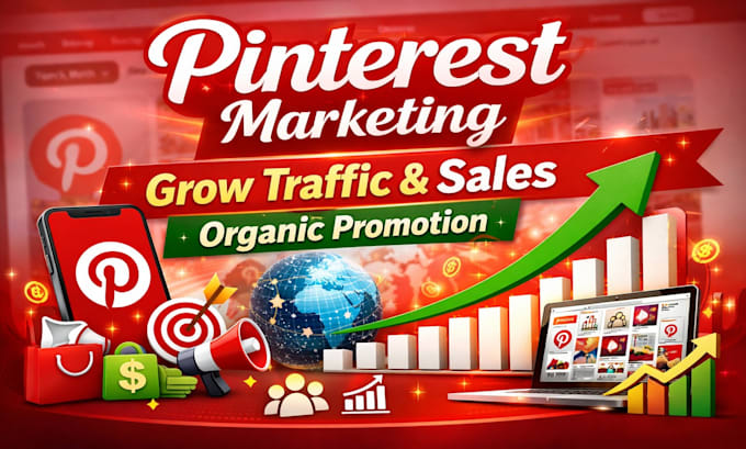 do pinterest marketing, pin design, SEO and traffic growth