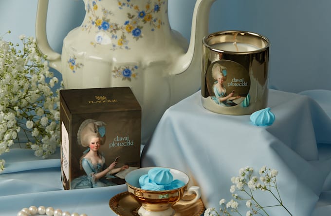 make a label or packaging design