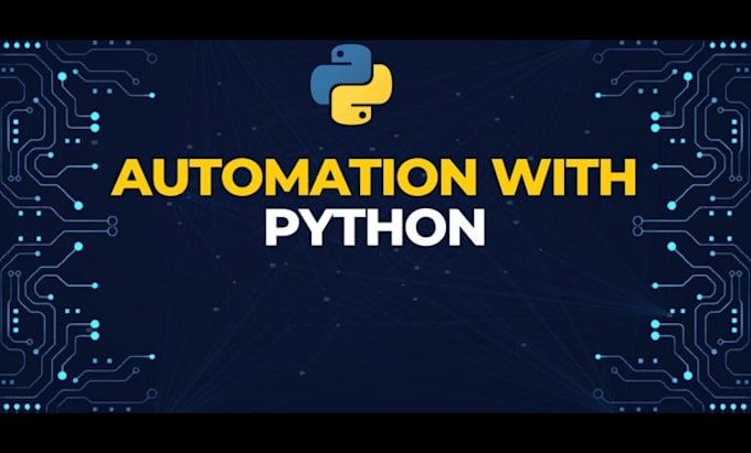 do web scraping and automation using python and ml