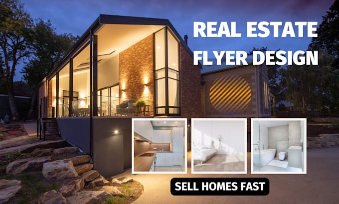 design professional real estate flyers for property marketing