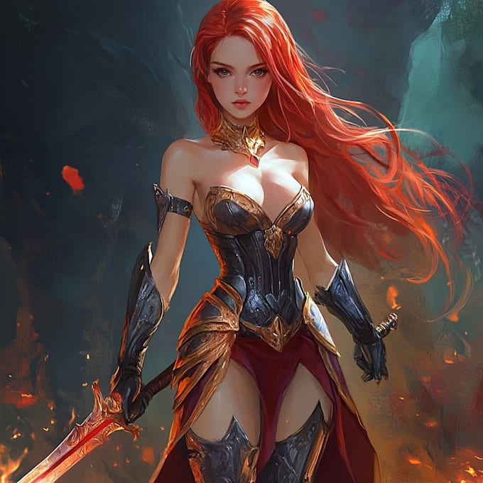 create fantasy dnd character for your game
