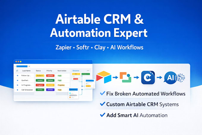 Fix, build optimize your airtable automation workflows database design ...