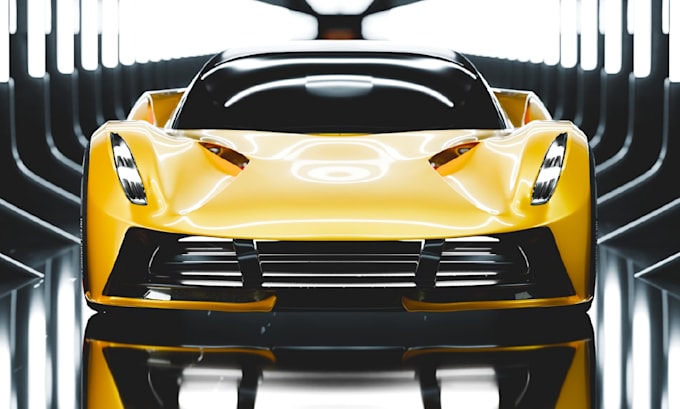 do 3d car modelling, animation and rendering
