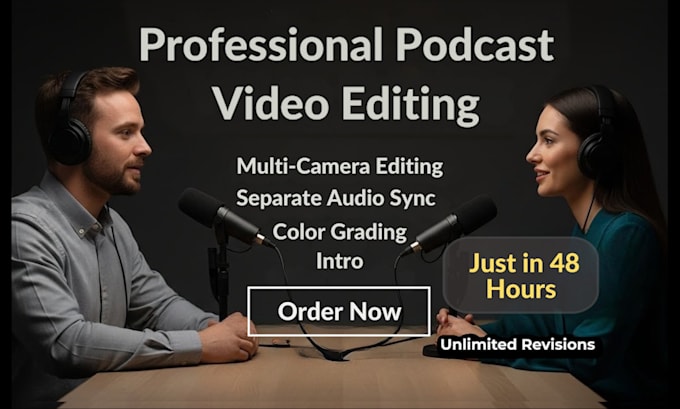 professionally edit your podcast video