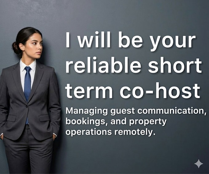 be your virtual assistant or co host for airbnb