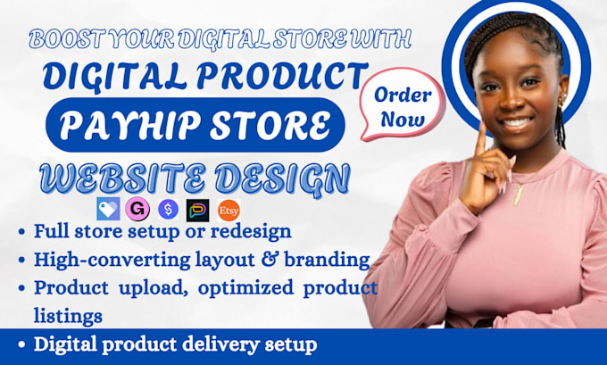 Design payhip website beacon ai gumroad stan store etsy pensight ...