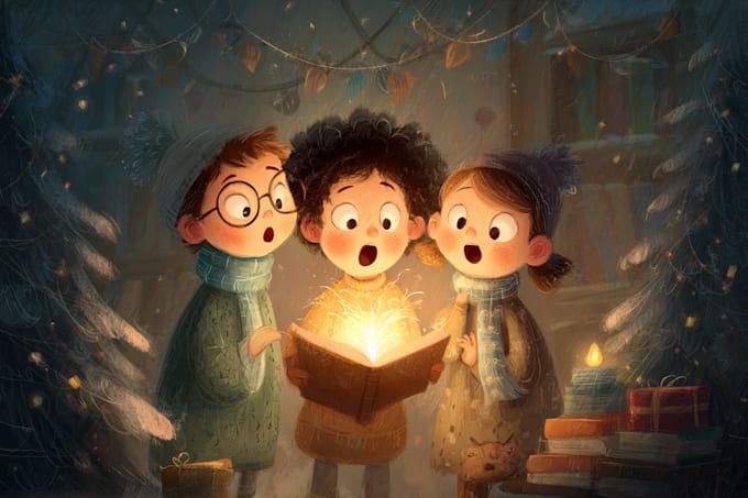 create a cute character for children book
