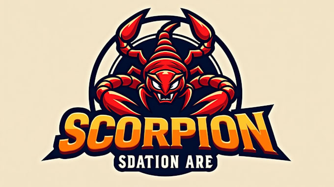 design high quality scorpion logo