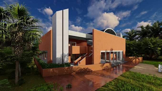 create stunning realistic 3d render by lumion