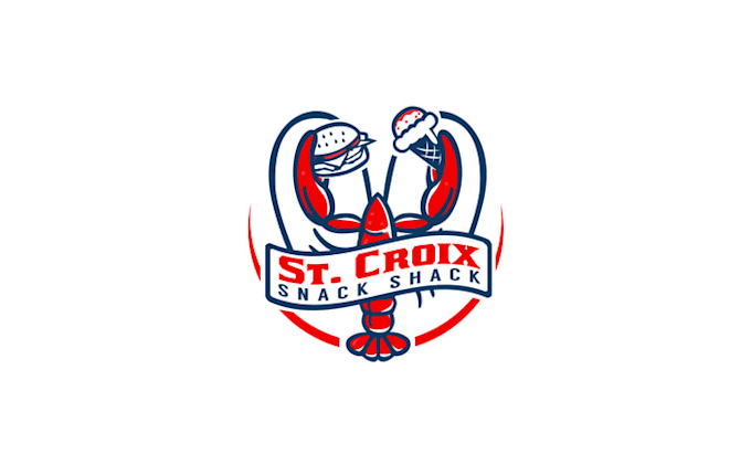 design unique super maine snack shack logo