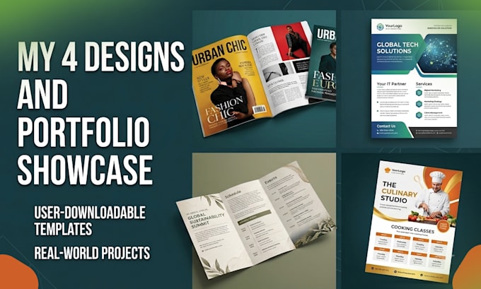 design amazing print ad, magazine ad newspaper ad, flyer one pager