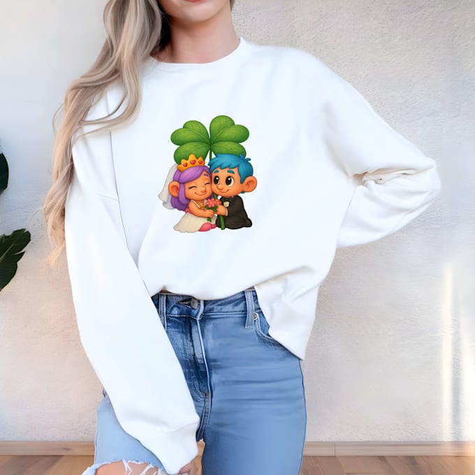 Design cute cartoon character designs for tshirts and sweatshirts by ...