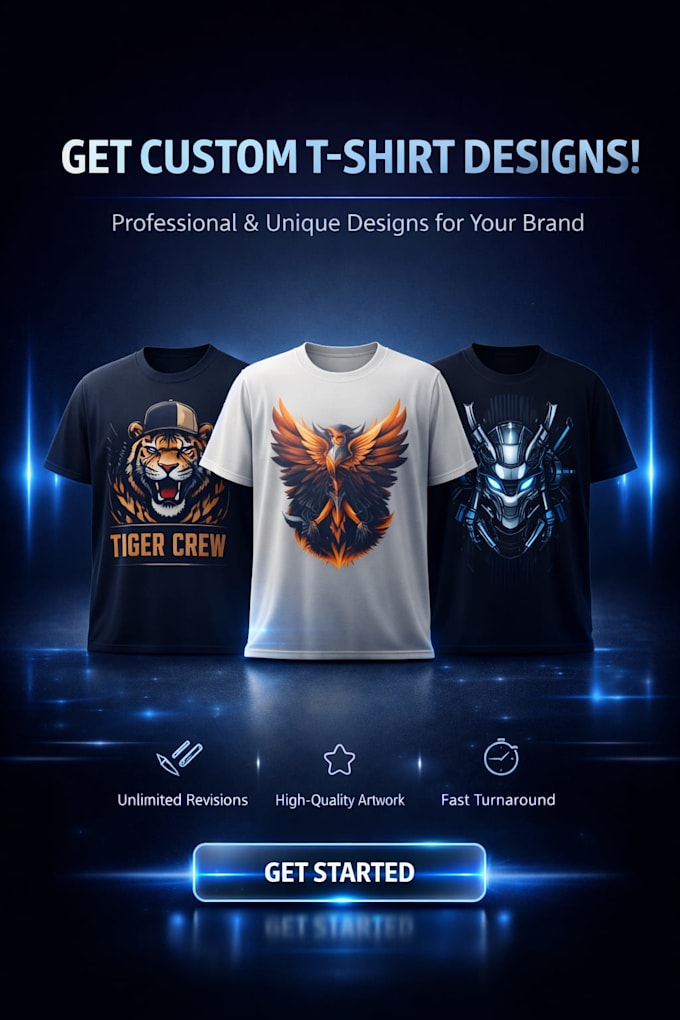 Design premium custom t shirt designs by Abhiroyal1 | Fiverr