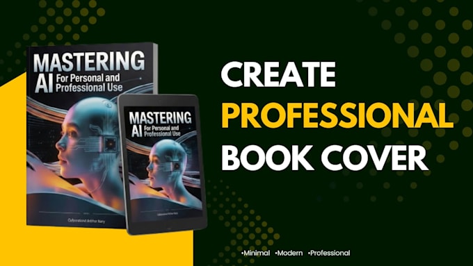 do professional book cover design and kindle book cover