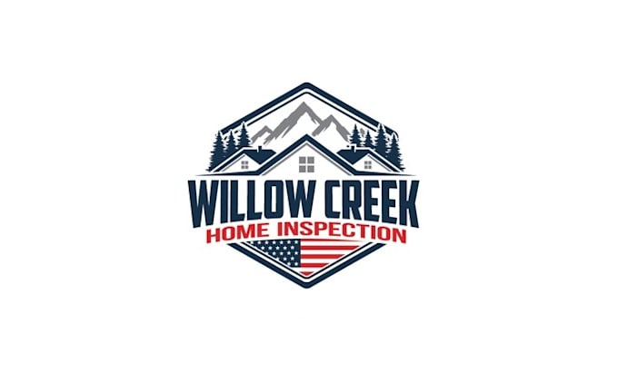 design high quality patriotic home inspection logo