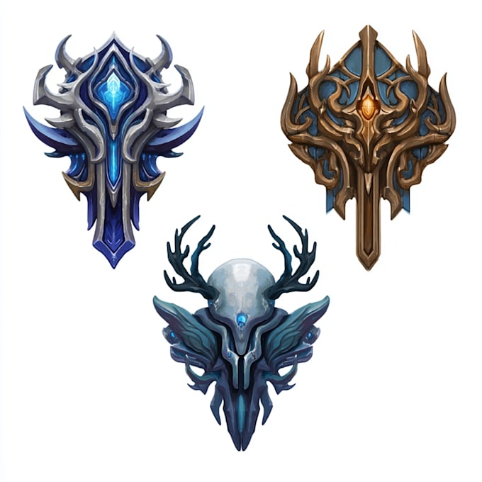awesome rpg fantasy or sci fi logo for you