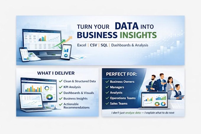 do data analysis and provide actionable business insights