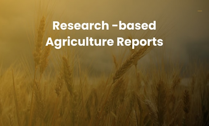provide agriculture and watershed management content