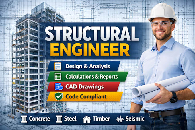 be your structural engineer or analyst and make calculations with drawings