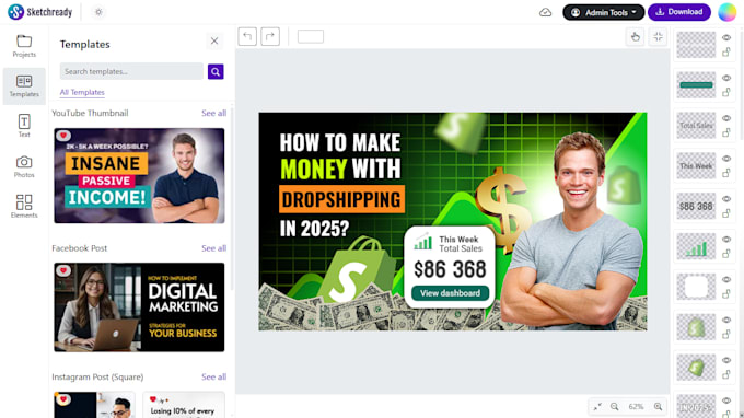 create ai powered graphic design platform