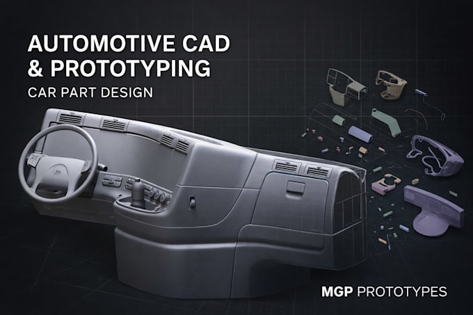 Do automotive prototype design car part design 3d modeling automotive ...