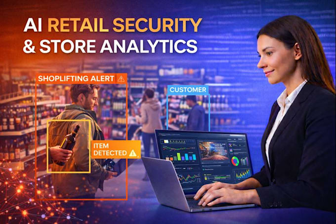 do ai camera detection for shoplifting, items and store analytics