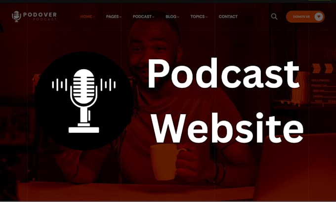 design a professional podcast website on wordpress