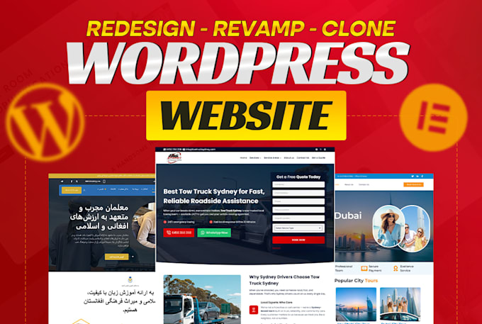 Revamp website, build or rebuild business wordpress website using ...