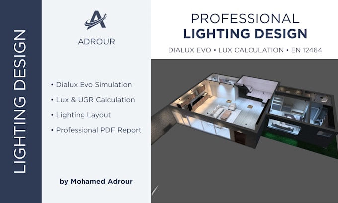design professional residential lighting using dialux evo