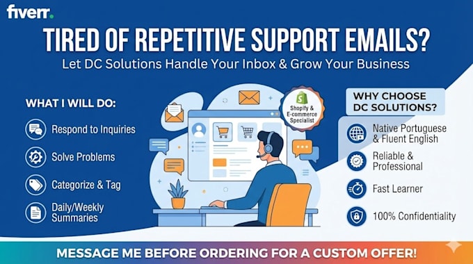 handle your customer support emails for your store