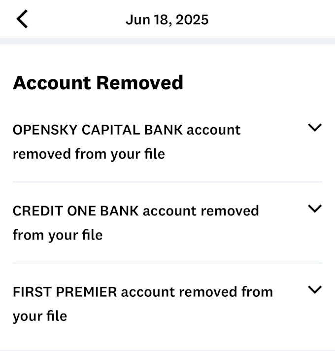 give you DIY credit sweep