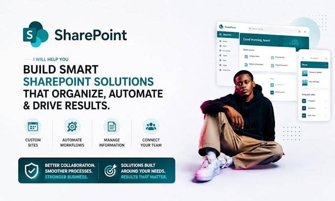 develop and optimize sharepoint intranet portal, microsoft, power automate, spfx