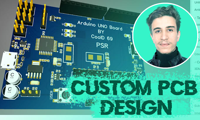 Design a custom pcb board for your electronic project by Ademtechno ...