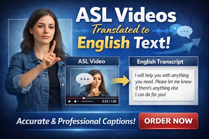provide asl and bsl interpreting translation and tutoring