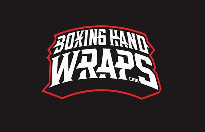 design seeking word mark boxing hand wraps logo