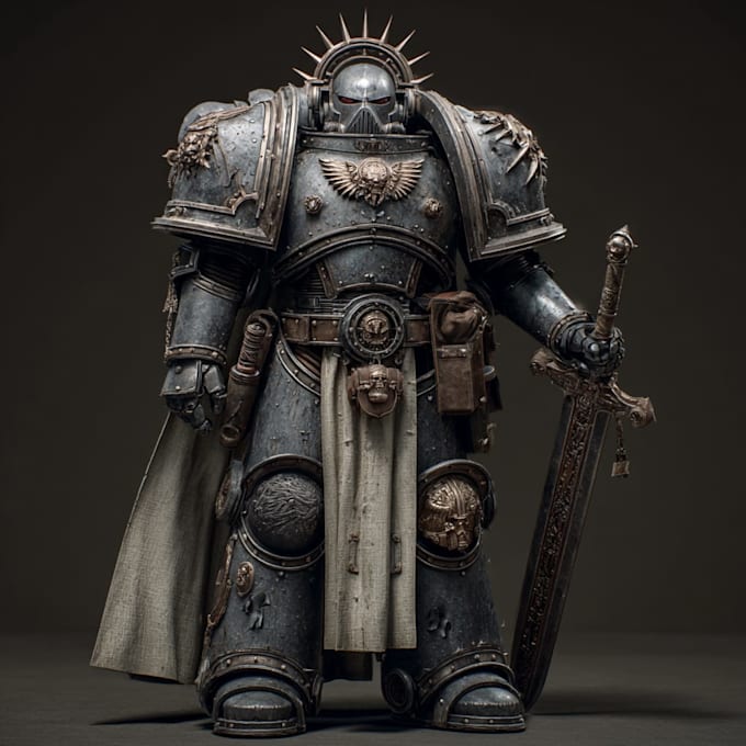 design a warhammer 40k character art