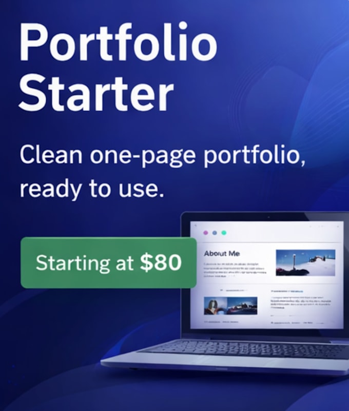 build a portfolio website
