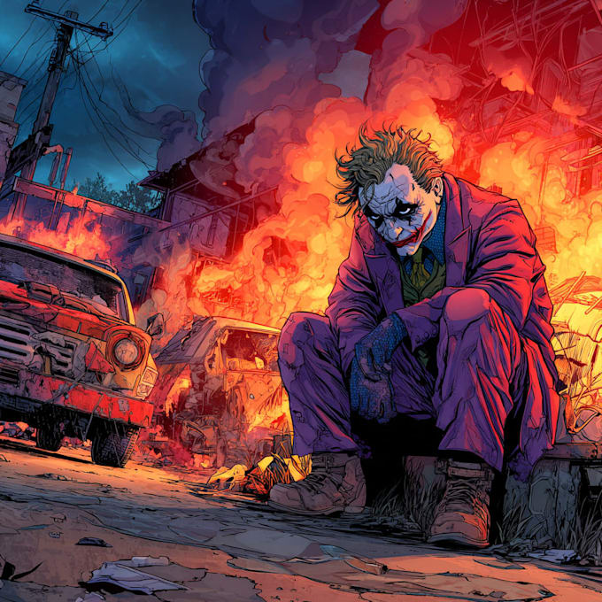create comic book and custom illustration