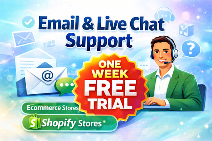 do email, live chat customer support VA for ecommerce stores